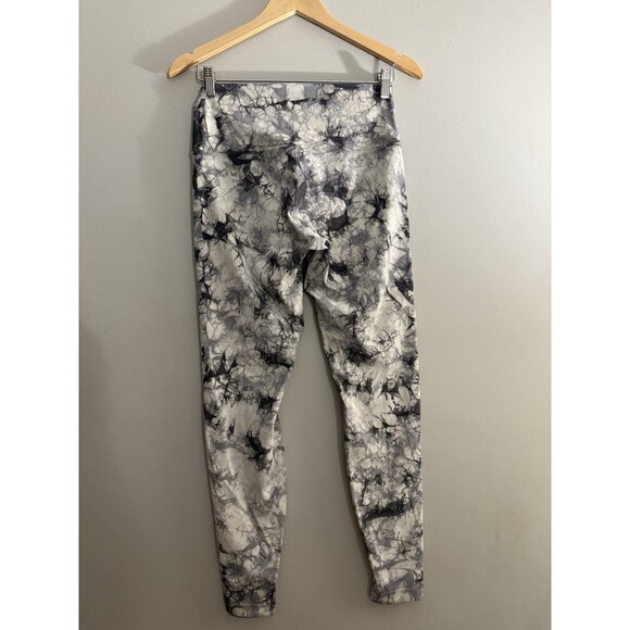 Lululemon Wunder Under High Rise Legging Shibori Tie Dye black white gray Size 8 - Picture 3 of 9